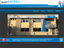 Tablet Screenshot of gruposertec.com.ar